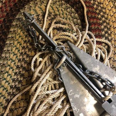 F50: Danforth Anchor and Rope