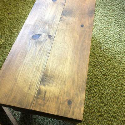 F52: Two Pine Wood Benches