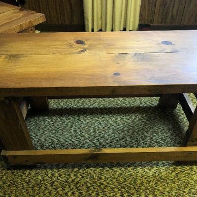 F52: Two Pine Wood Benches