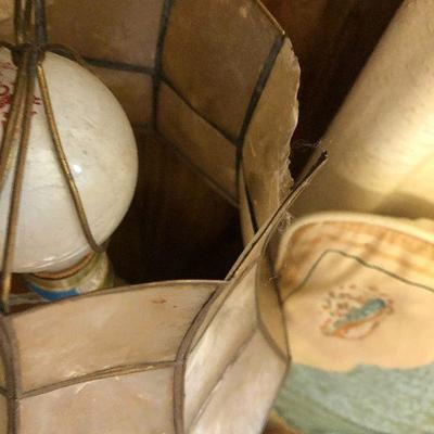 F54: Shell Pillows, Shell lamp, and More
