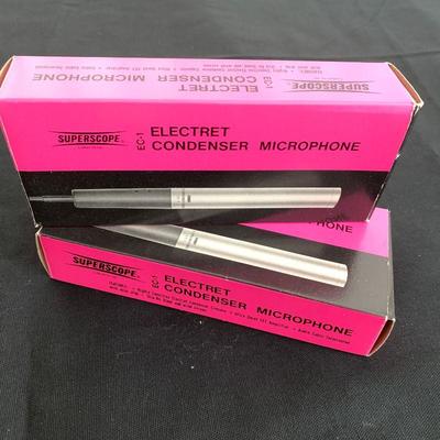 #257    SUPERSCOPE EC-1 ELECTRET CONDENSER MICROPHONES 