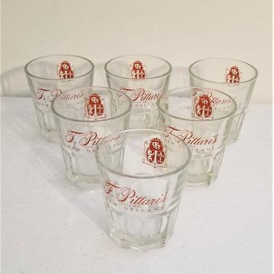 Lot #177  Lot of 6 T. Pittari's Bar glasses - aint dere no more