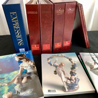 #261    BOUND LLADRO CATALOGS & MAGAZINES