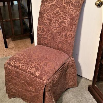 Lot #182  Single Kirkland's Skirted Parson's Chair - still has tag