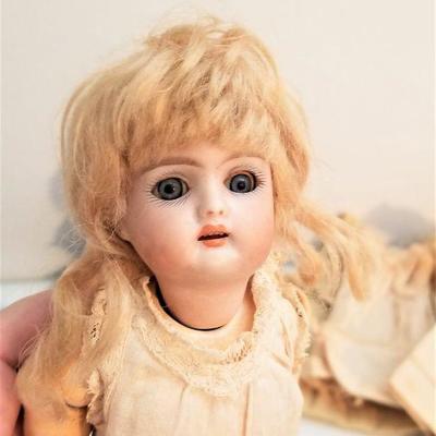 Lot #184  Antique Victorian Doll and Clothing Lot - sweet