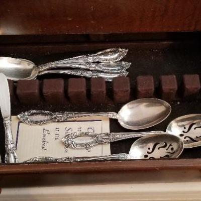 Lot #185   Large Set of Towle "King Richard" Sterling Flatware - Service for 12