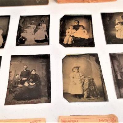 #187  Lot of vintage photographs and tintypes