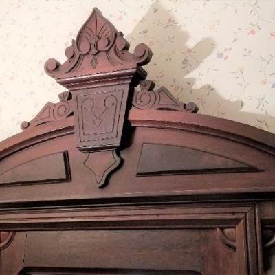 Lot #188  Antique Victorian Dresser with Marble Top