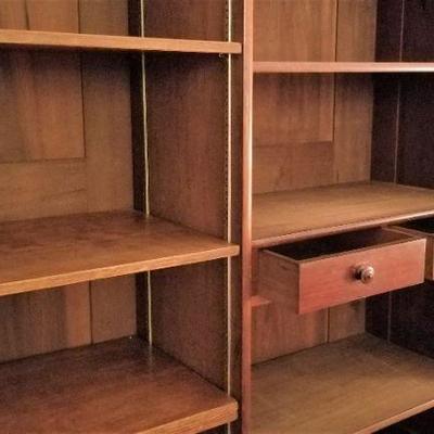Lot #194  Massive Antique Armoire - Shelves!