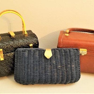 Lot #196  Lot of Three Vintage Handbags