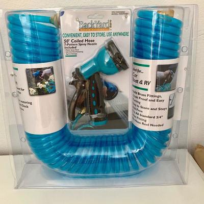 #297    COILED GARDEN HOSE