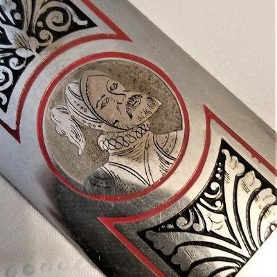 Lot #204  Reproduction Display Piece - Spanish Sword = 2 scabbards