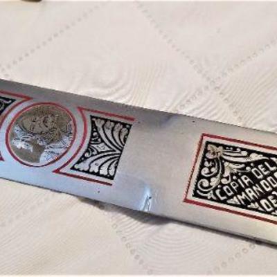 Lot #204  Reproduction Display Piece - Spanish Sword = 2 scabbards