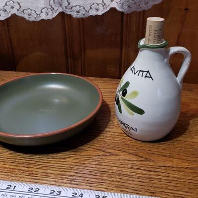 3-35: Olive Oil Vessel and Bowl