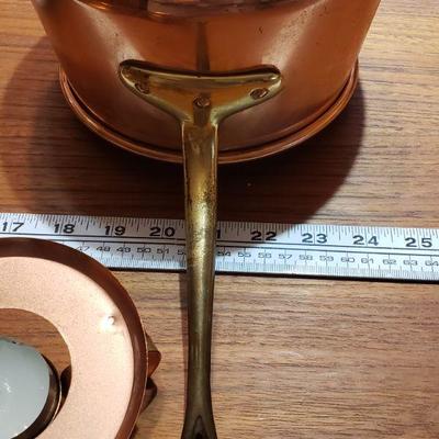 2-75: Vintage Copper Double Broiler 