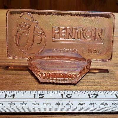 2-84: Pink Fenton Glass Piece