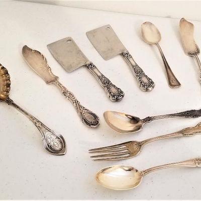 Lot #214  Miscellaneous Sterling Silver lot - 9 pieces