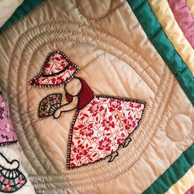 B29: Multicolor Vintage Quilt 80x96