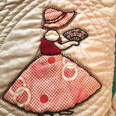 B29: Multicolor Vintage Quilt 80x96