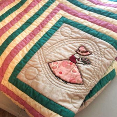 B29: Multicolor Vintage Quilt 80x96