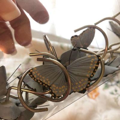 B32: Lenox Butterfly Shower Curtain, Rings, Towels and More