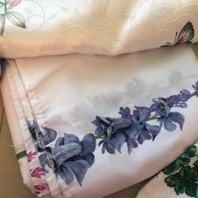 B32: Lenox Butterfly Shower Curtain, Rings, Towels and More