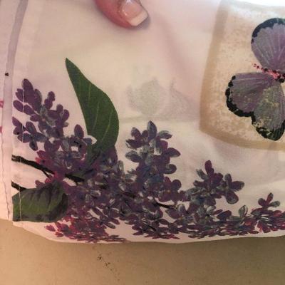 B32: Lenox Butterfly Shower Curtain, Rings, Towels and More