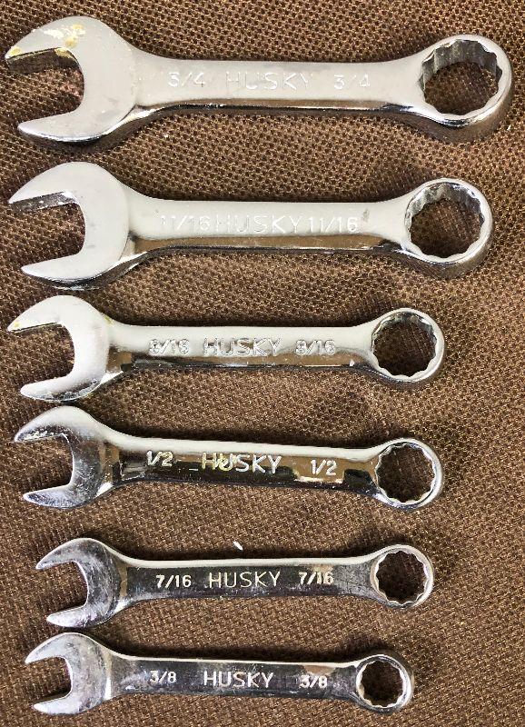 249 set of HUSKY Stubby wrenches
