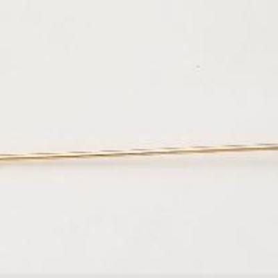 Antique Hatpin w/14kt gold top - Jade Cabochon setting
