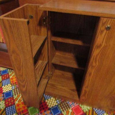 LOT 149  MEDIA CABINET & PLANT STAND