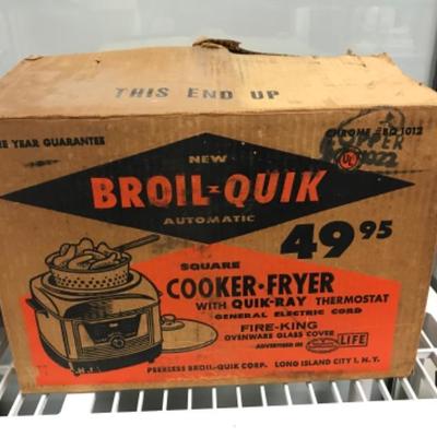 Vintage Broil Quik Cooker Fryer 