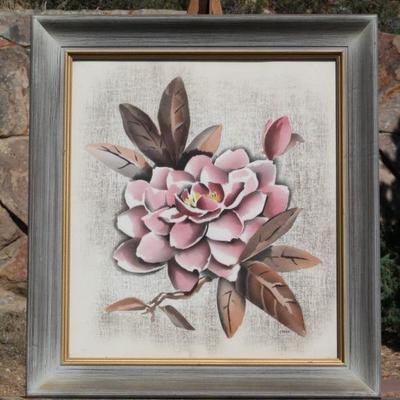 Lot 2-149: Vintage Framed Flower Art {22