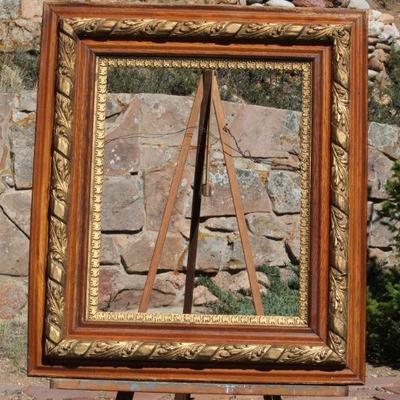 Lot 2-151: Vintage Large Carved Wood Frame {30.5