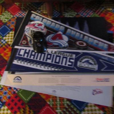 LOT 115 GAMES, CARDS & SPORTS PENNANTS