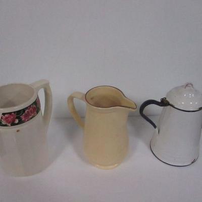 Lot 163 - Drink Pitchers - Coffee Tea Water