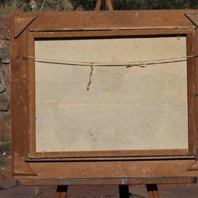 Lot 2-173: Vintage Framed Oil Painting Reproduction {26