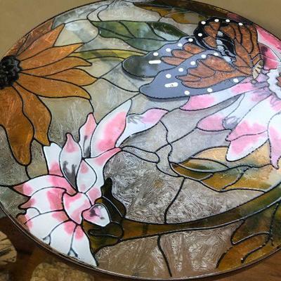 F58: Garden Patio Decor and Small Plant Table