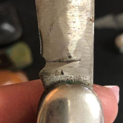 F61: Pocket Knives:  Camillus 1985, Buck 110, Forest Master Colonial and Sterling Pilot Wings