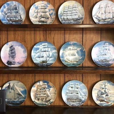 F63: Great American Sailing Ships Plate Collection