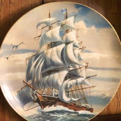 F63: Great American Sailing Ships Plate Collection