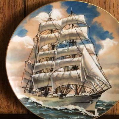 F63: Great American Sailing Ships Plate Collection