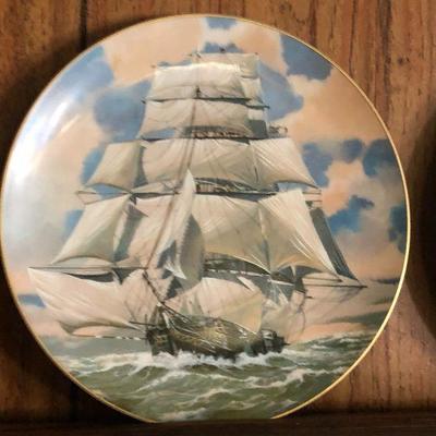 F63: Great American Sailing Ships Plate Collection