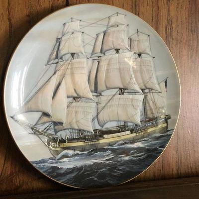 F63: Great American Sailing Ships Plate Collection