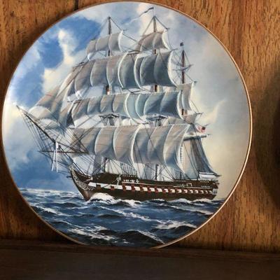 F63: Great American Sailing Ships Plate Collection