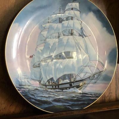 F63: Great American Sailing Ships Plate Collection