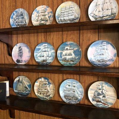 F63: Great American Sailing Ships Plate Collection