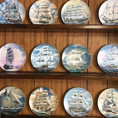 F63: Great American Sailing Ships Plate Collection