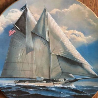 F63: Great American Sailing Ships Plate Collection