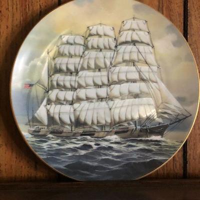 F63: Great American Sailing Ships Plate Collection