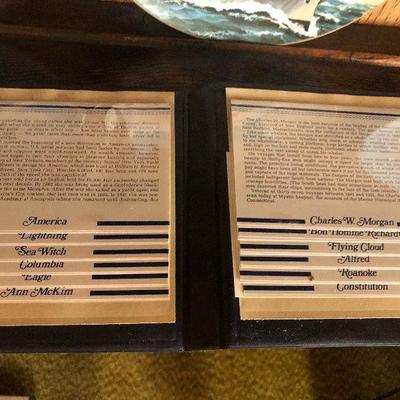 F63: Great American Sailing Ships Plate Collection